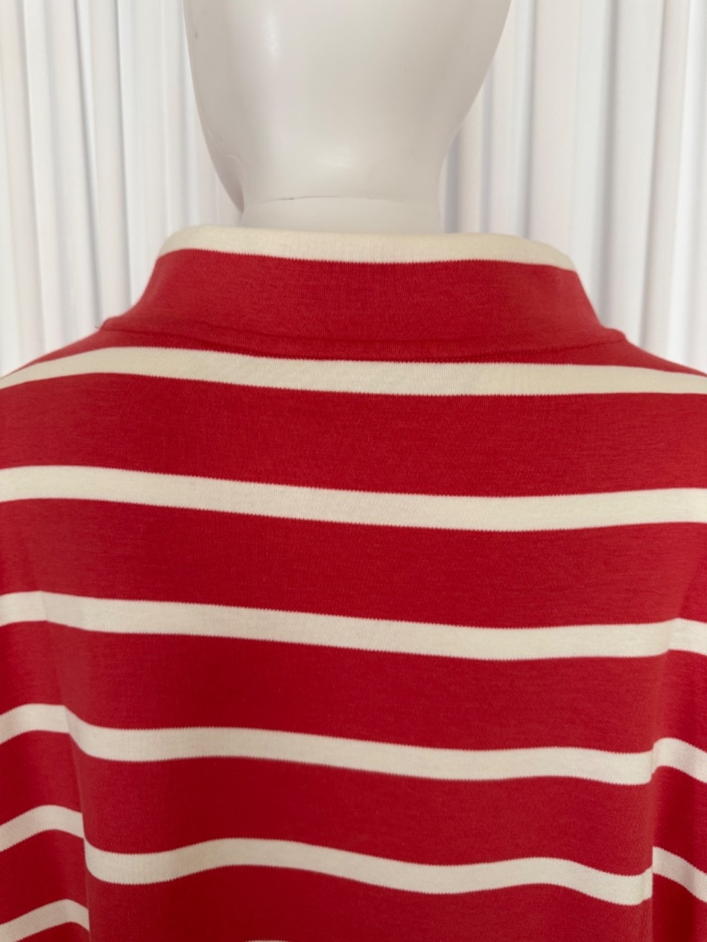 Martha Stewart Signature Coral Stripe Modal Blend Tunic Top XL NWOT - Picture 8 of 16